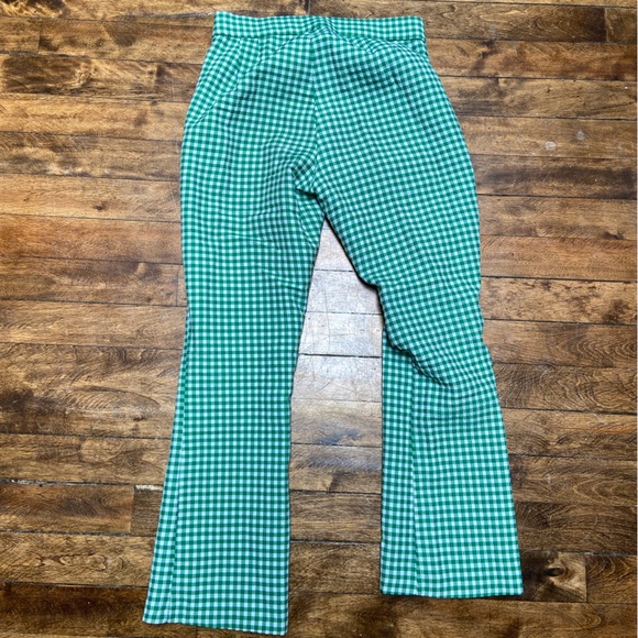 Gingham flare pants - Picture 2 of 6
